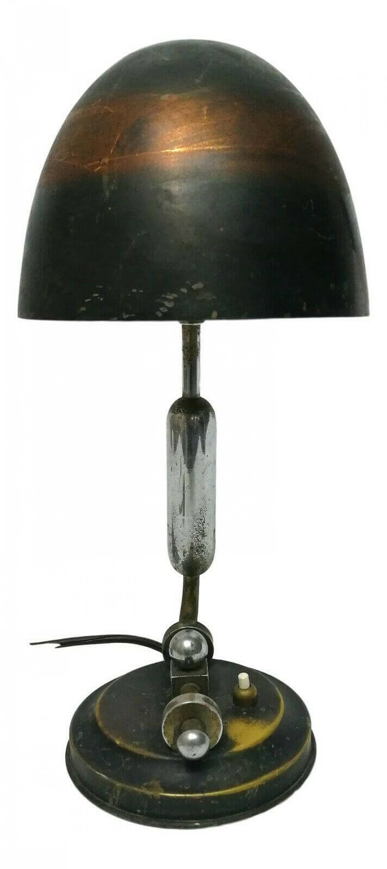 Lampada da tavolo industriale Bauhaus di Anker Lyhne, anni '50 1163921