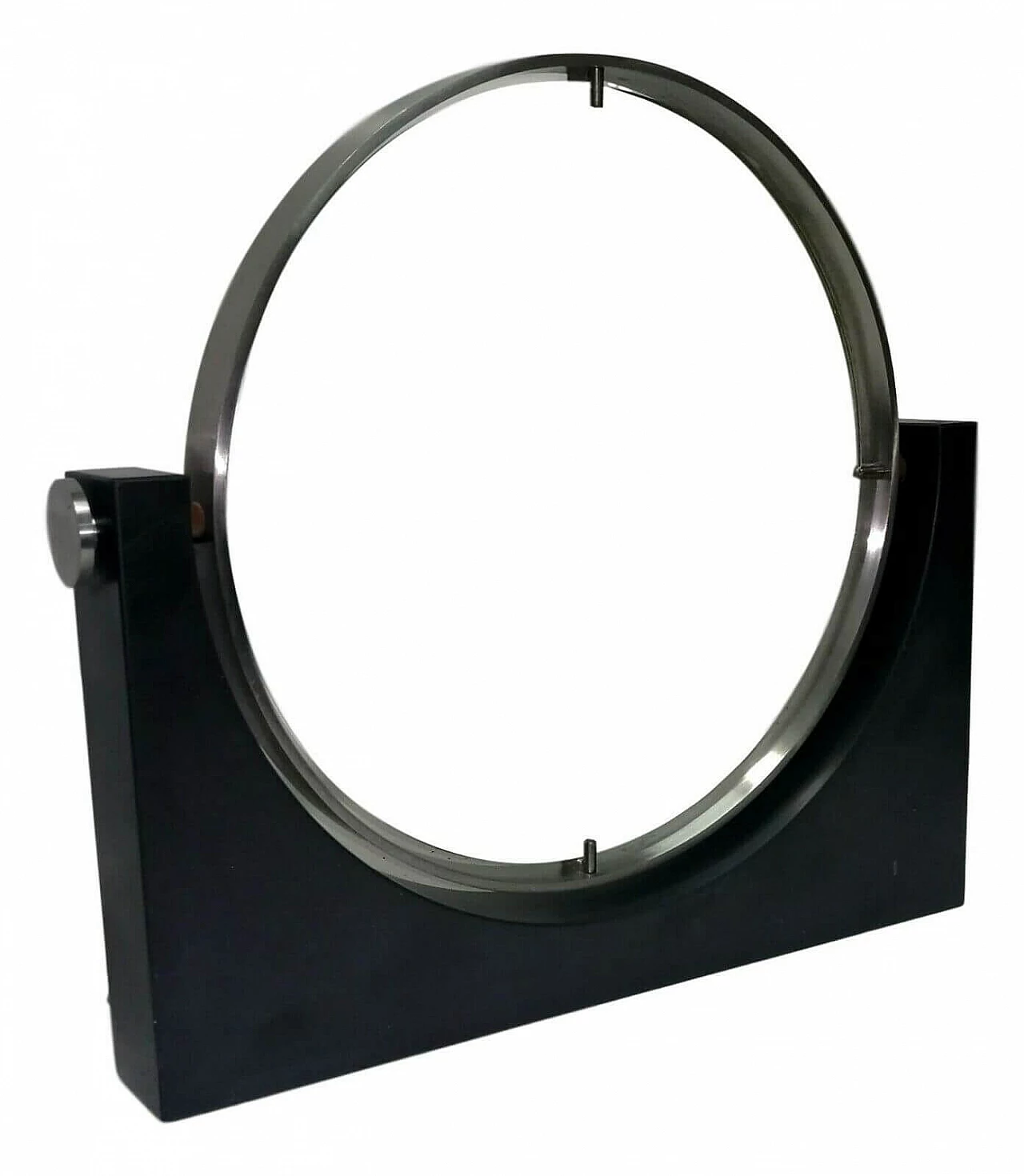 Table mirror in slate by Angelo Mangiarotti, 60s 1163944