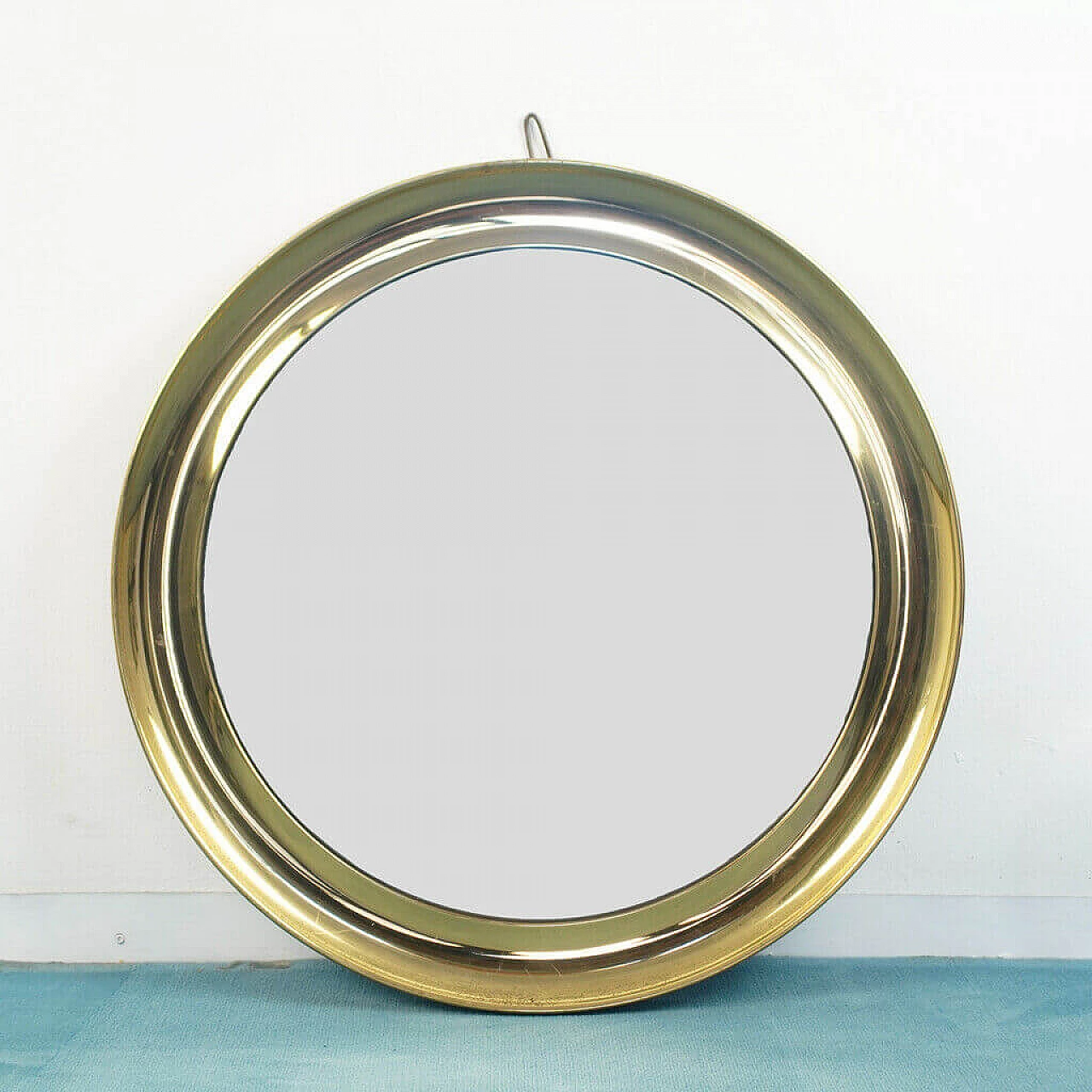 Specchio da parete in metallo di Sergio Mazza, anni '60 1164012