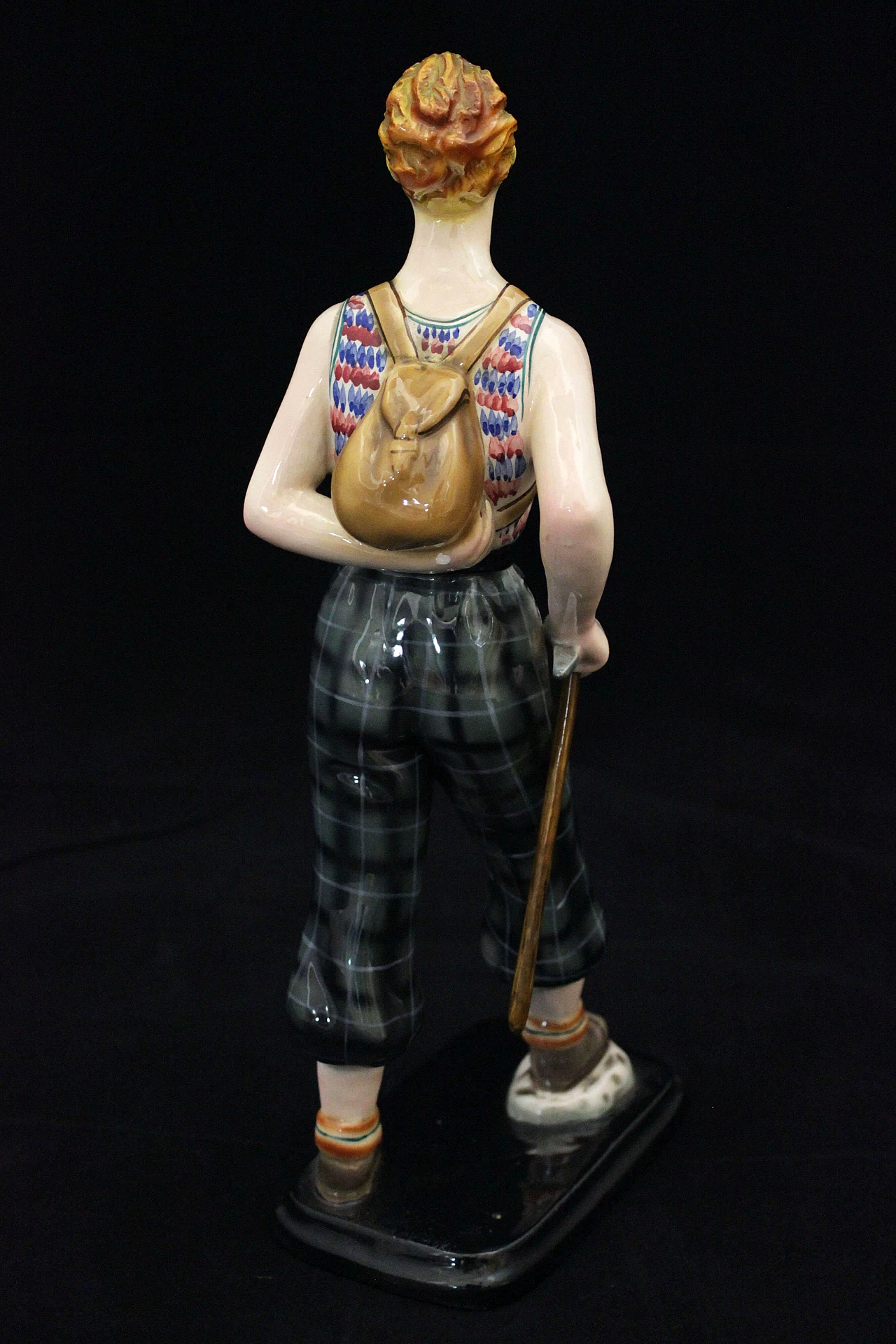 Ceramic sculpture of Hiker by Amba, 1950s 1164134