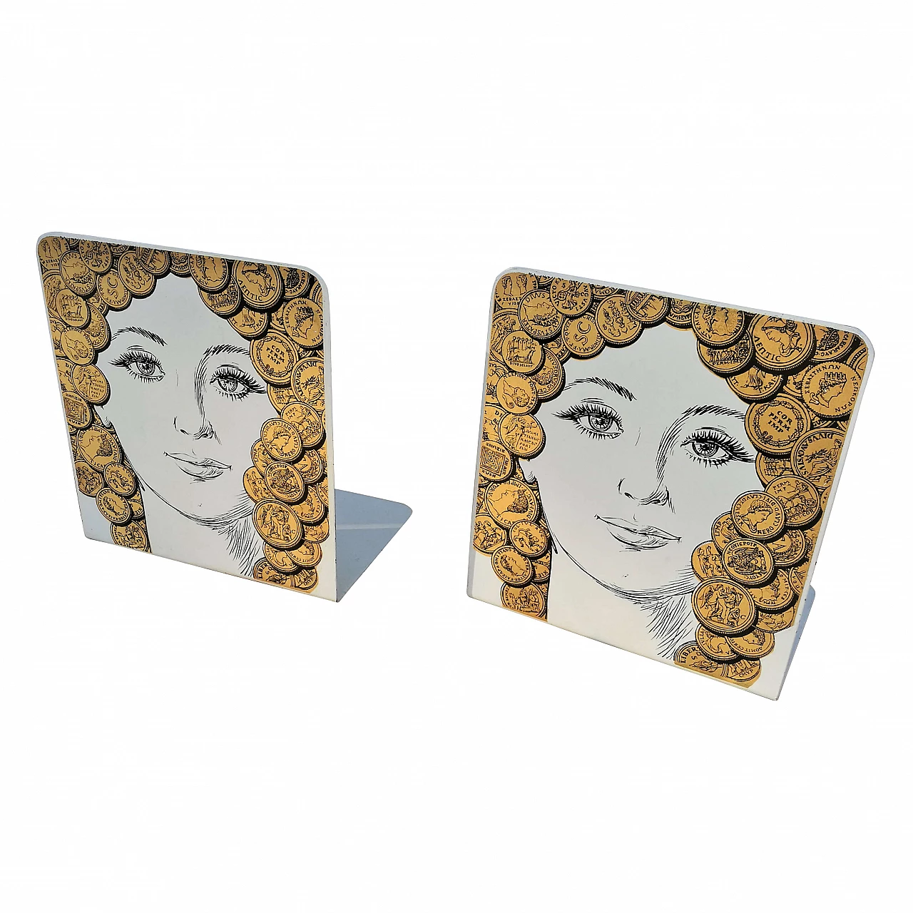 Pair of bookends by Piero Fornasetti, 1960s 1164136