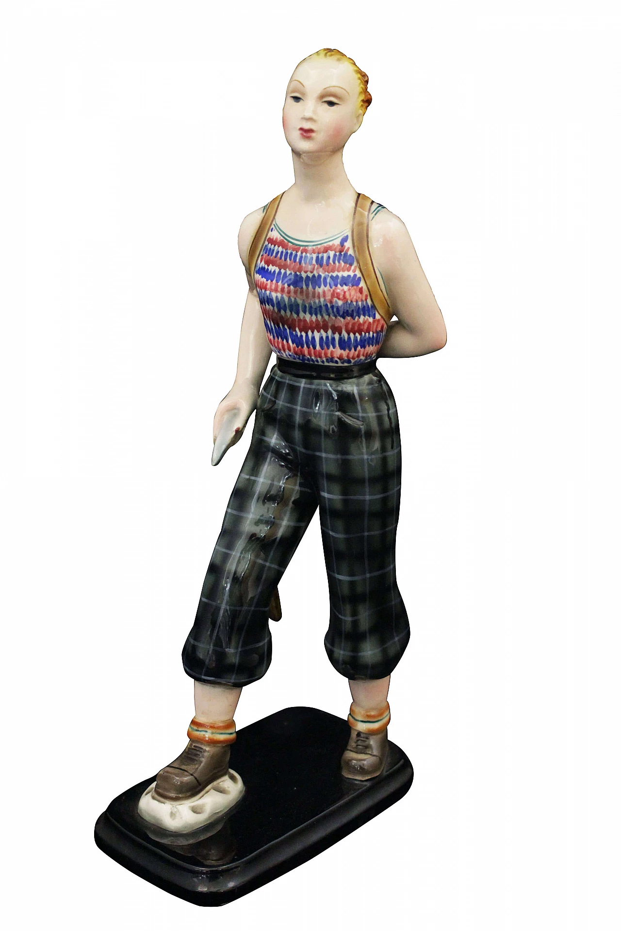 Ceramic sculpture of Hiker by Amba, 1950s 1164149