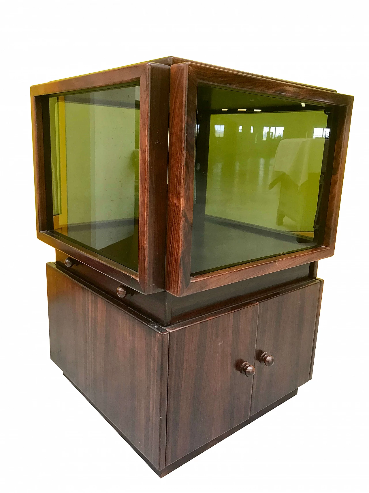 Mobile bar in palissandro di Gianfranco Frattini per Bernini, anni '60 1164388