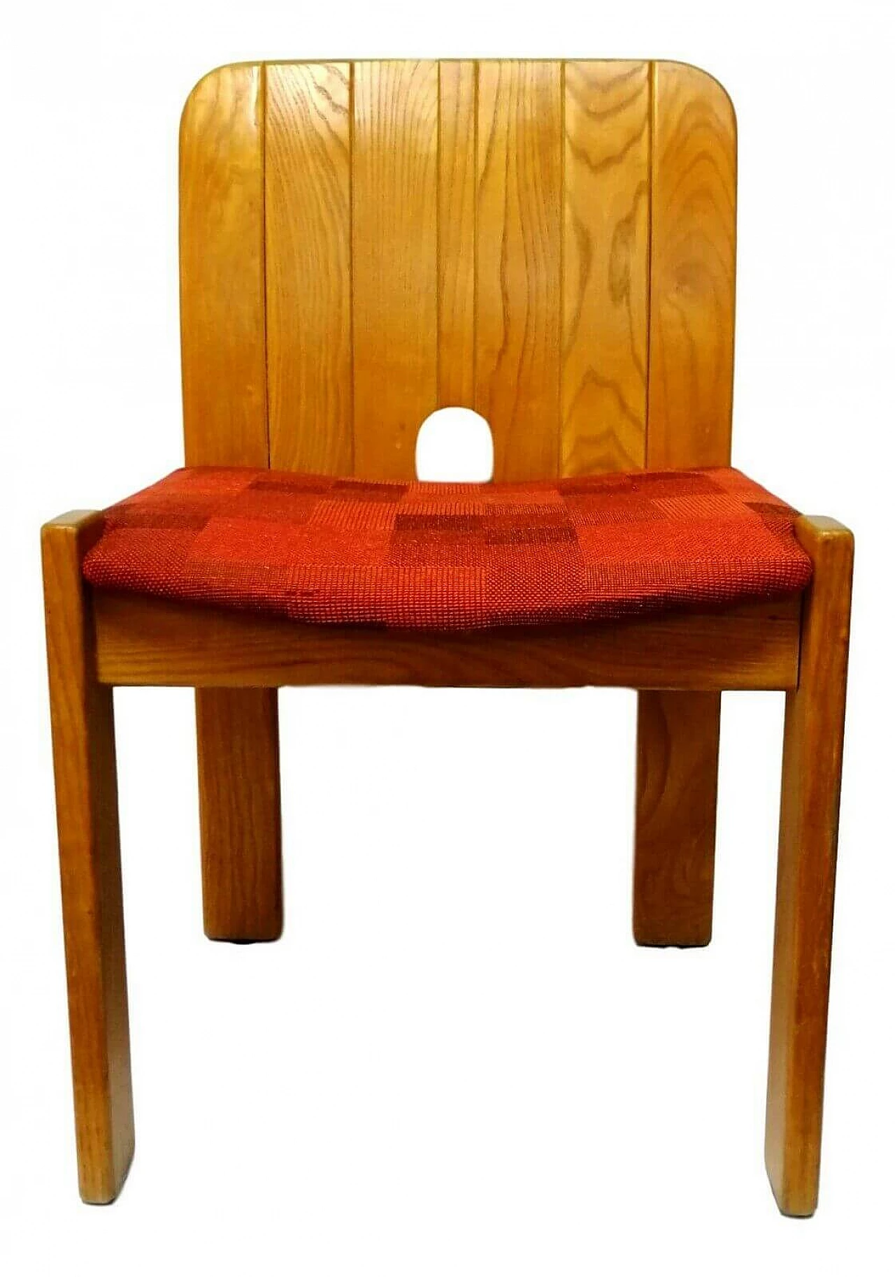 Sedia in legno di design, anni '70 1164530