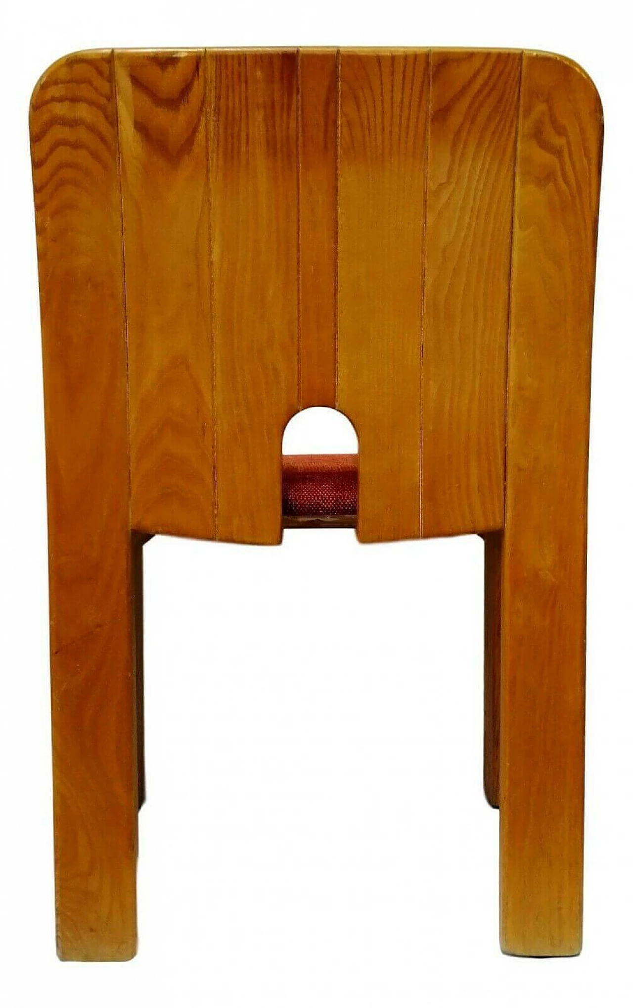 Sedia in legno di design, anni '70 1164534