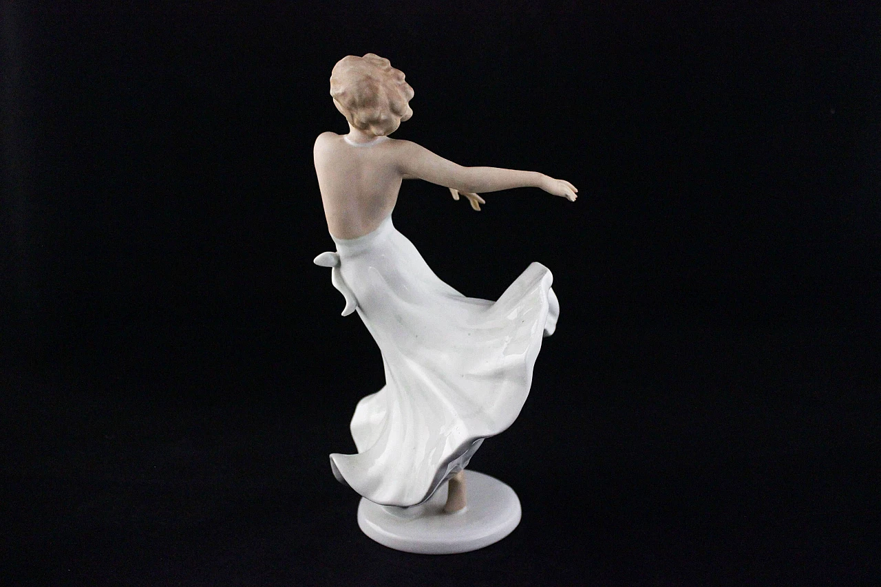 Porcelain sculpture of a woman from Schaubach, 1950s 1164565