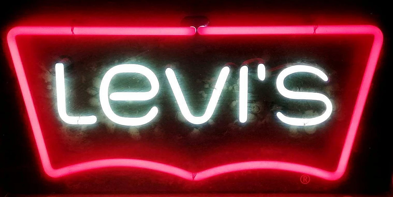Neon advertising sign by Levis 1164667