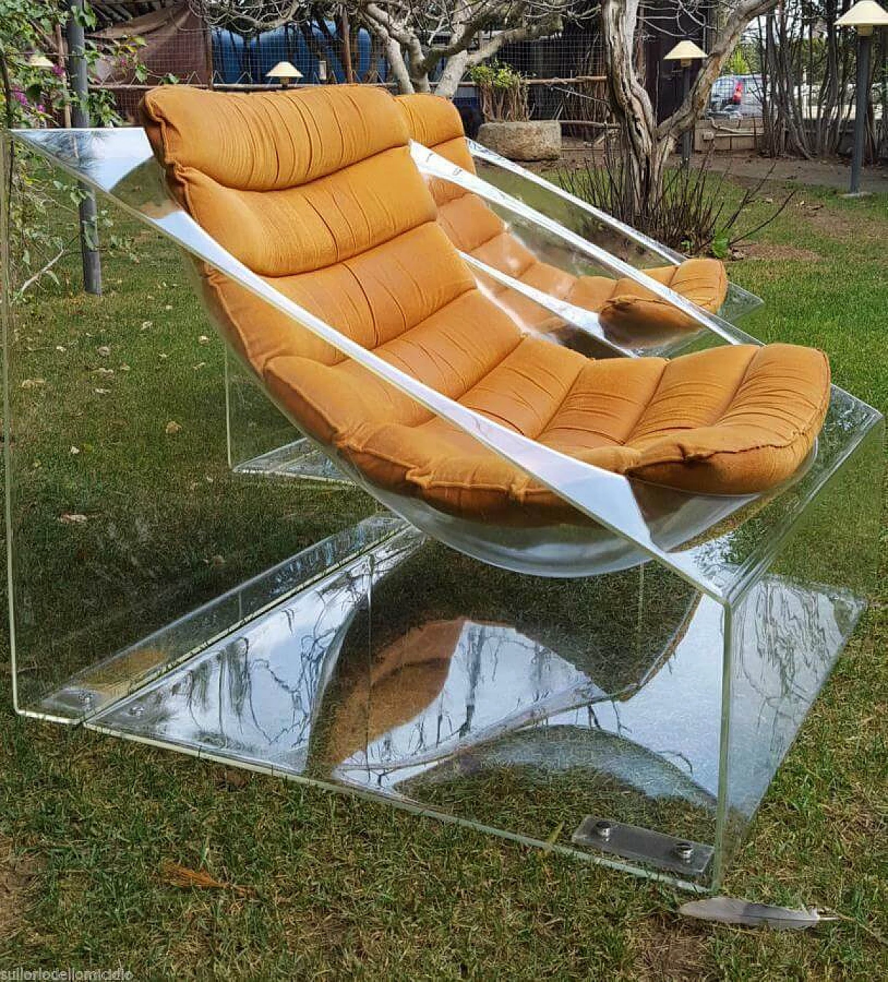 Pair of armchair in plexiglass Toy Chair by Rossi Molinari for Totem, 1968 1164741