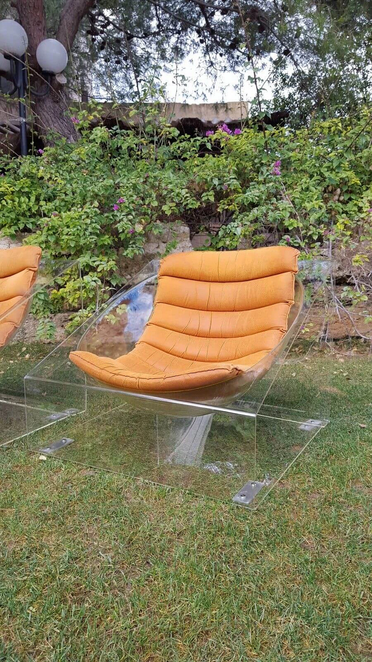 Pair of armchair in plexiglass Toy Chair by Rossi Molinari for Totem, 1968 1164743