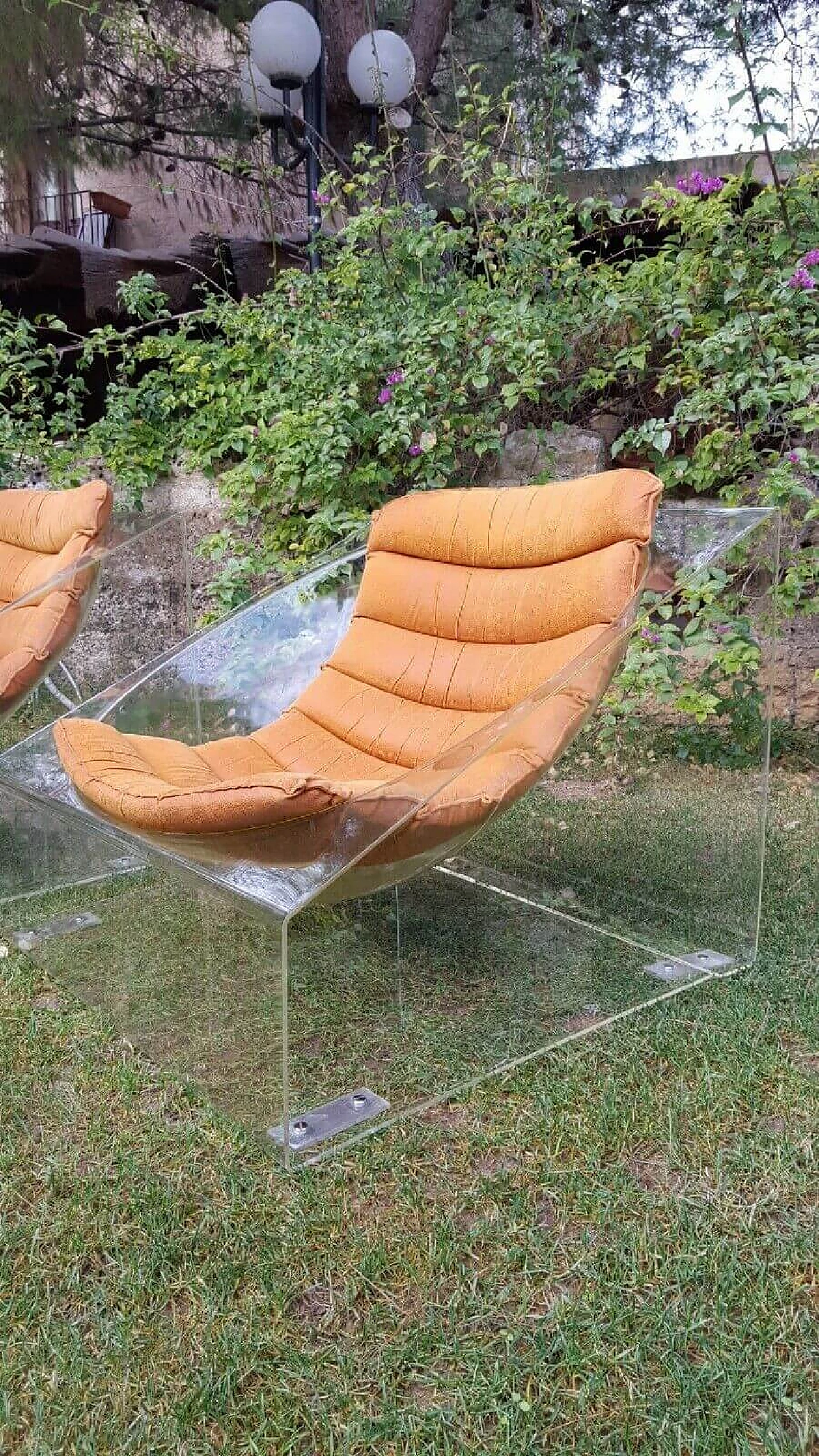 Pair of armchair in plexiglass Toy Chair by Rossi Molinari for Totem, 1968 1164746