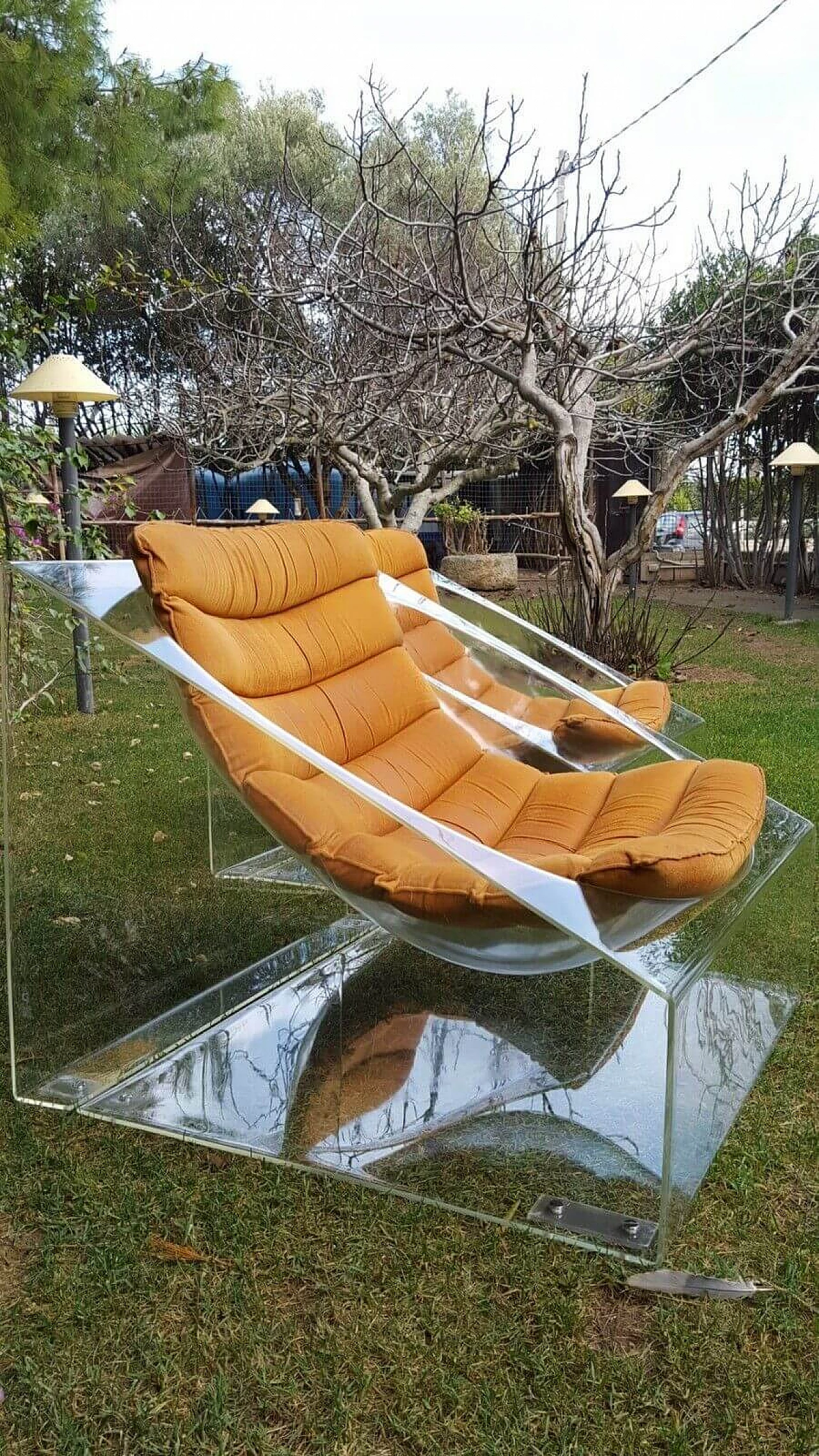 Pair of armchair in plexiglass Toy Chair by Rossi Molinari for Totem, 1968 1164748