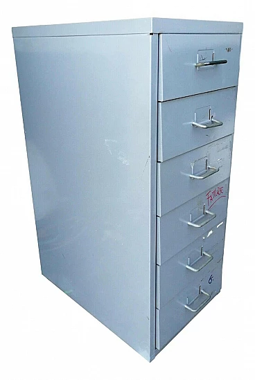 Metal chest of drawers, 70s