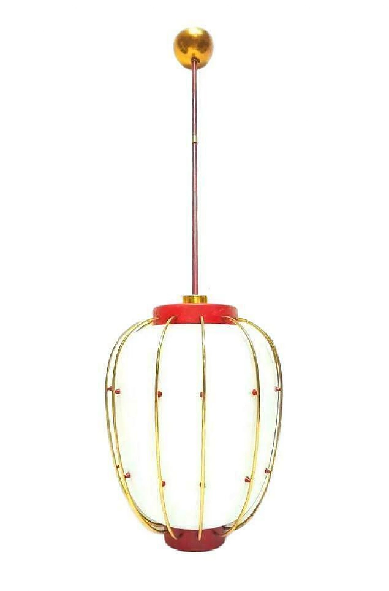 Lampadario di Angelo Lelii per Arredoluce, anni '60 1164783