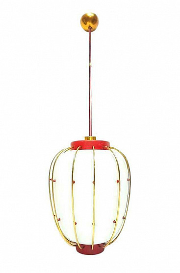 Pendant lamp by Angelo Lelii for Arredoluce, 60s