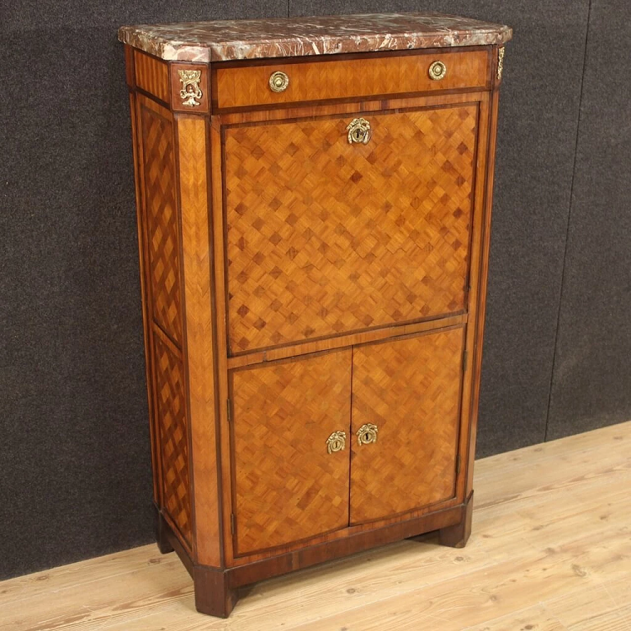Antique French secrétaire in wood, 19th century 1164865