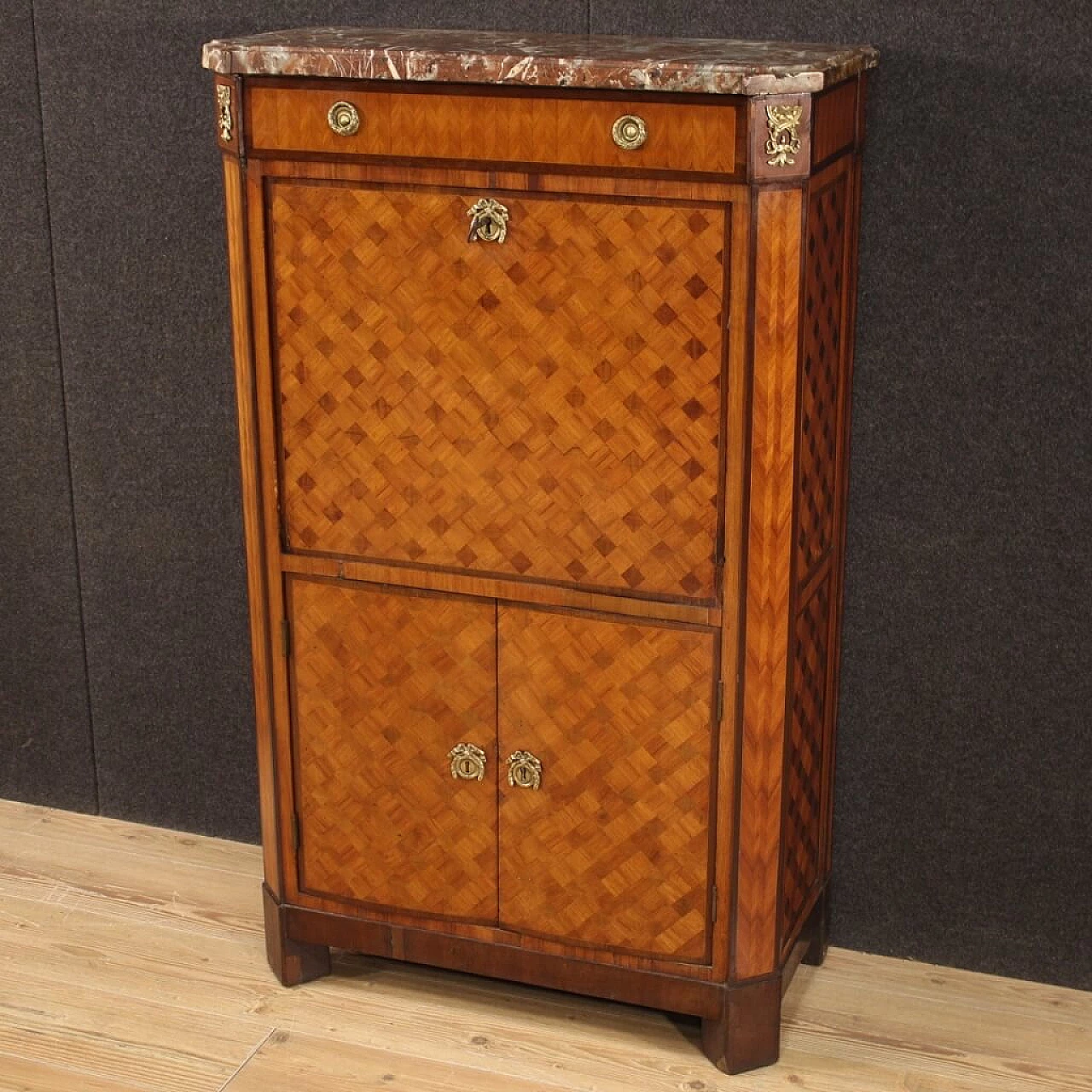 Antique French secrétaire in wood, 19th century 1164867