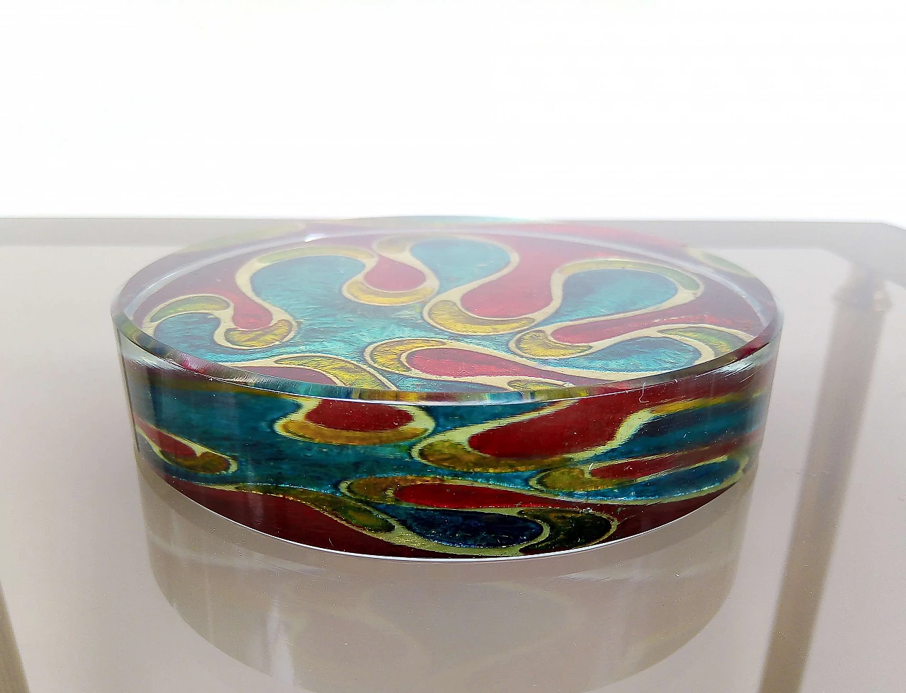 Box in rosewood and glass Fontana Arte, 60s 1165094