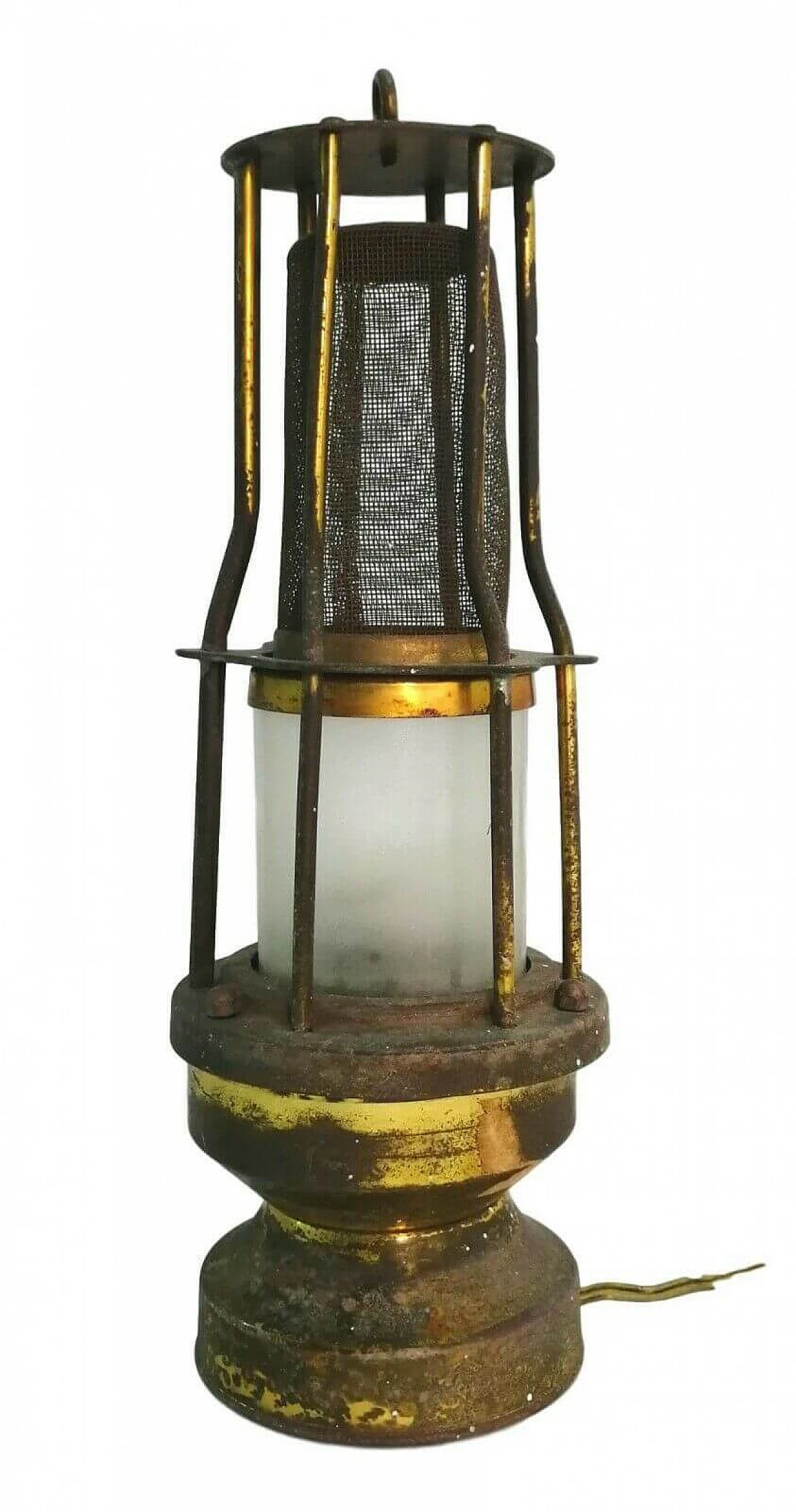 Lanterna da minatore Friemann & Wolf, fine '800 1165193