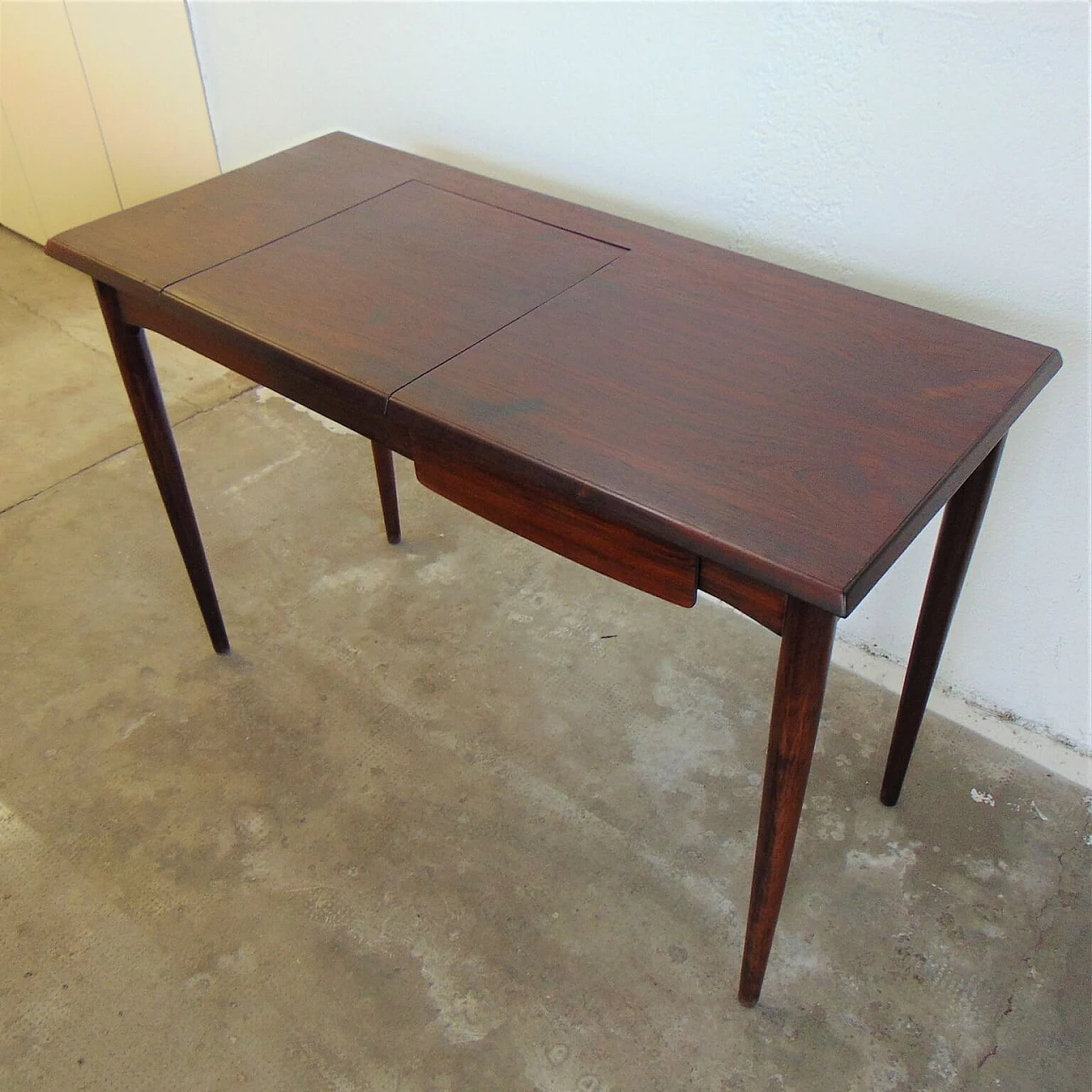 Danish rosewood coiffeuse desk with mirror, 60s 1165200