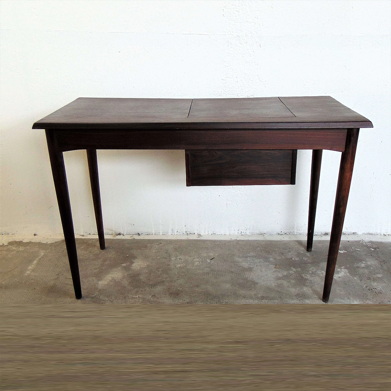 Danish rosewood coiffeuse desk with mirror, 60s 1165204