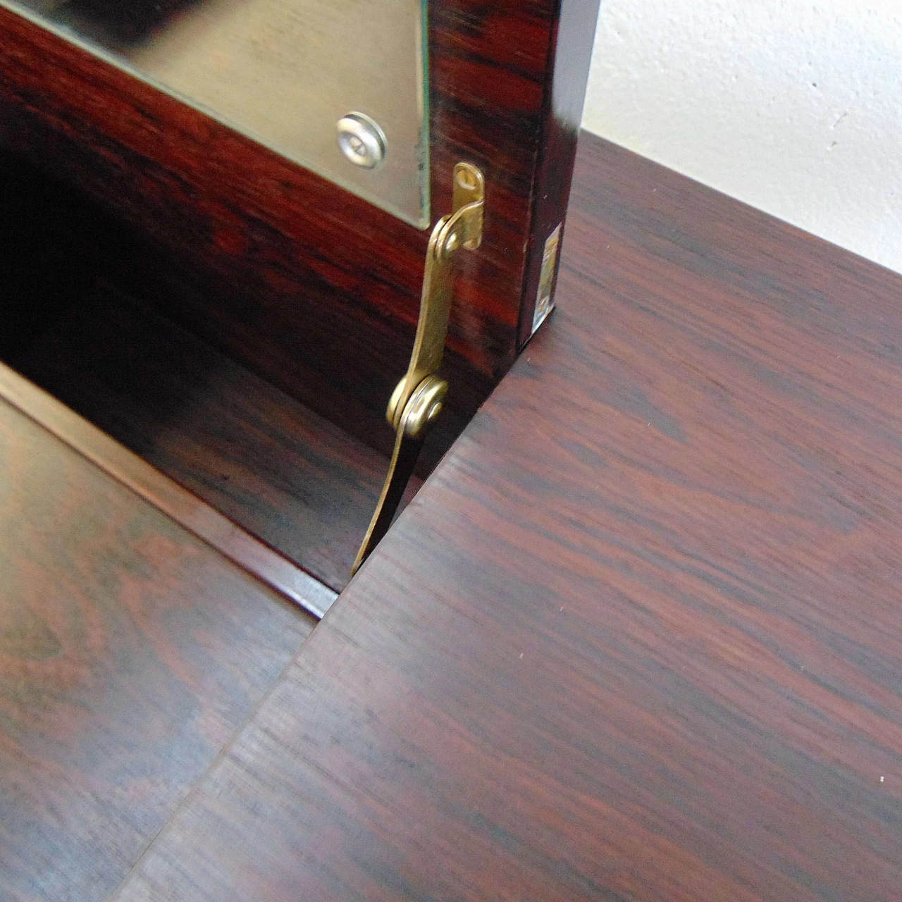 Danish rosewood coiffeuse desk with mirror, 60s 1165206