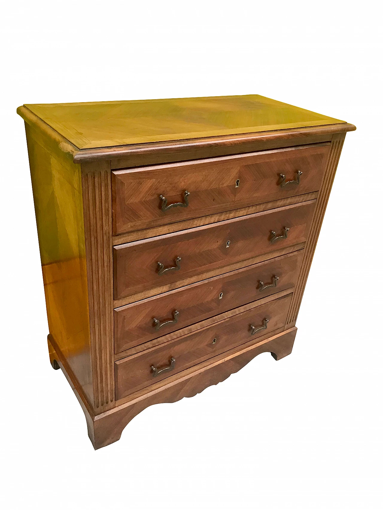 Small French 4 drawer dresser in rosewood, 19th century 1165315