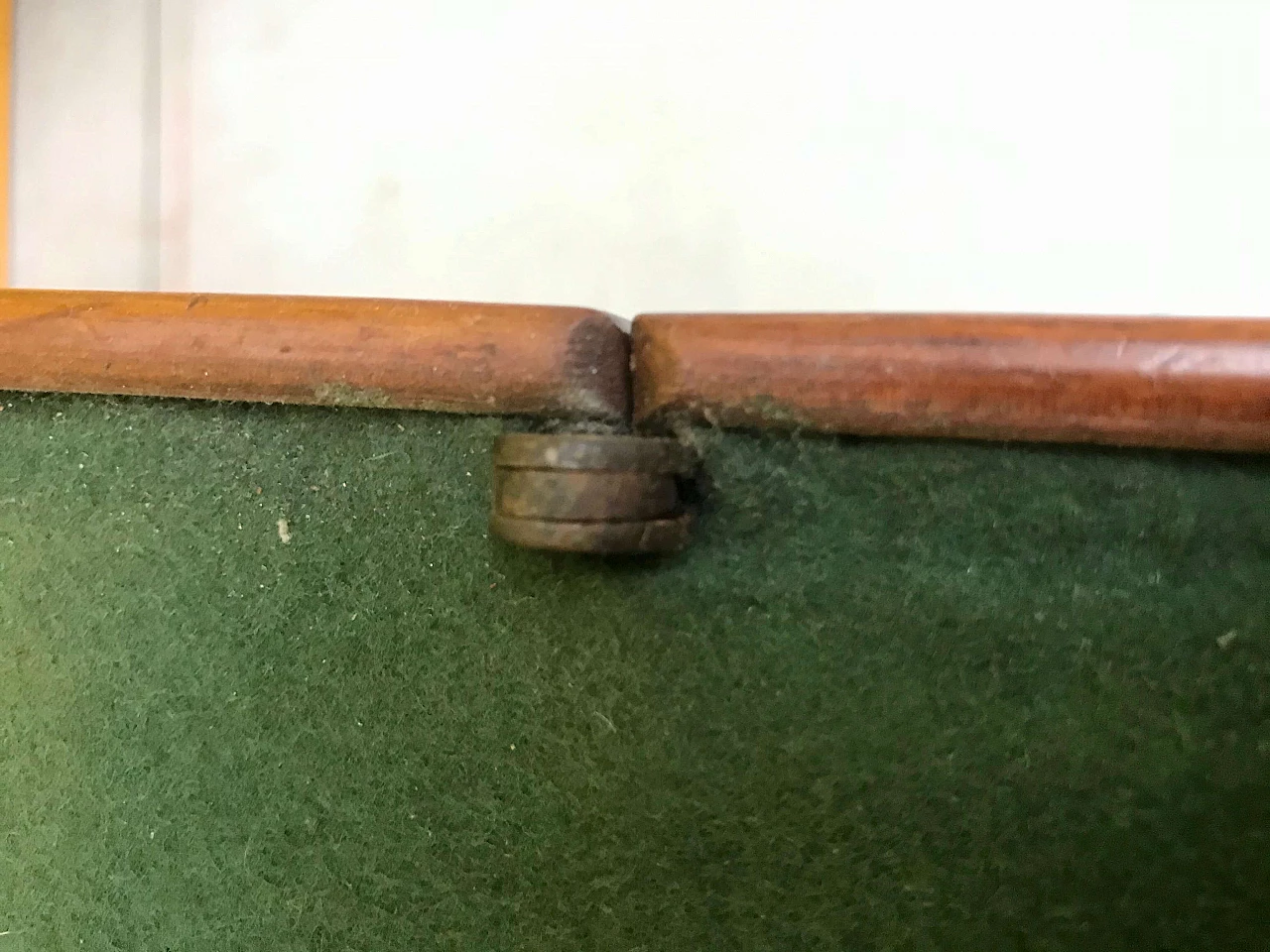Gaming table with inlaid chessboard on the opening top and hoof shaped feet, 18th century 1165340