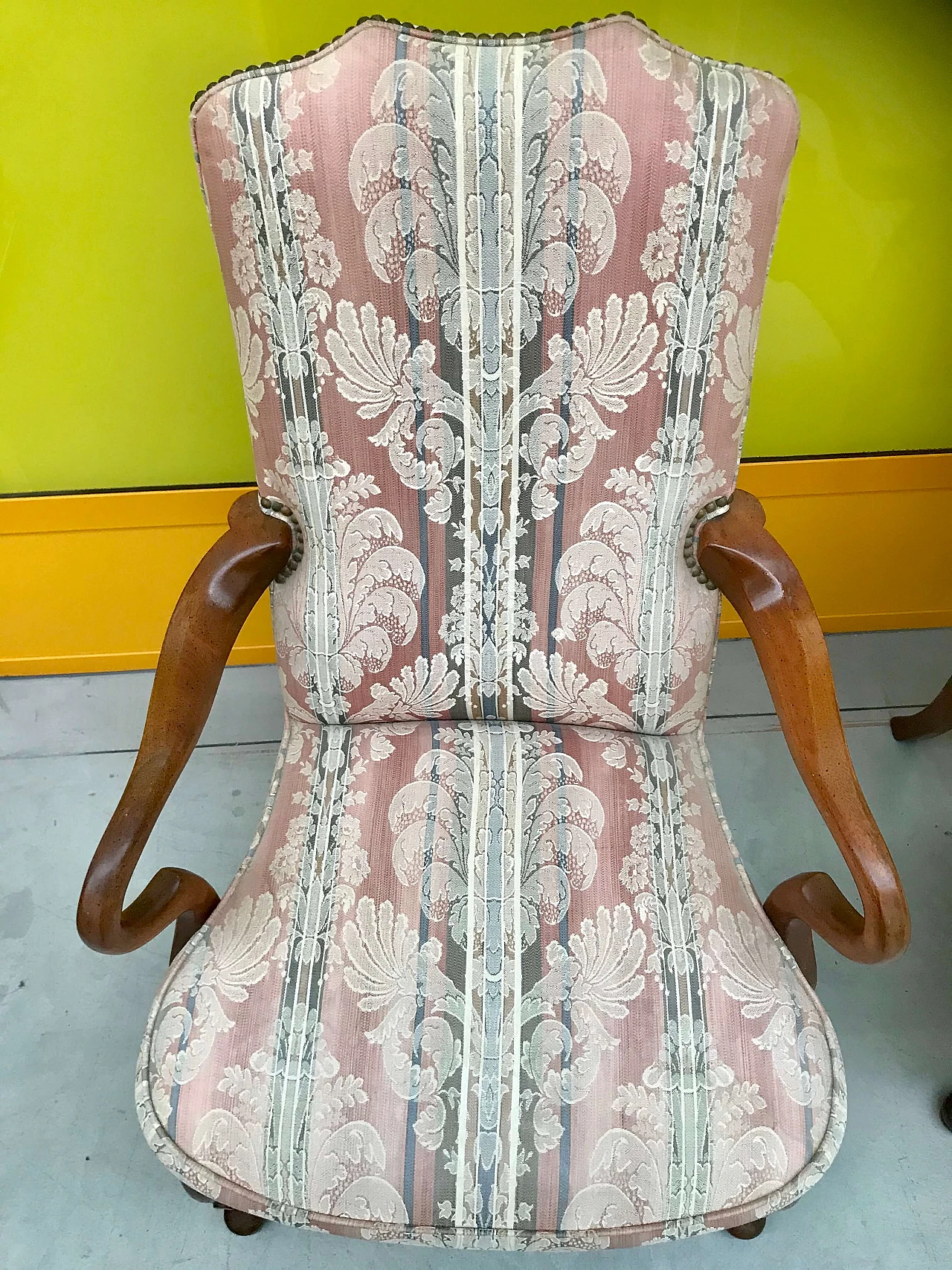 Coppia di poltrone Inglesi mosse in mogano, '800 1165377