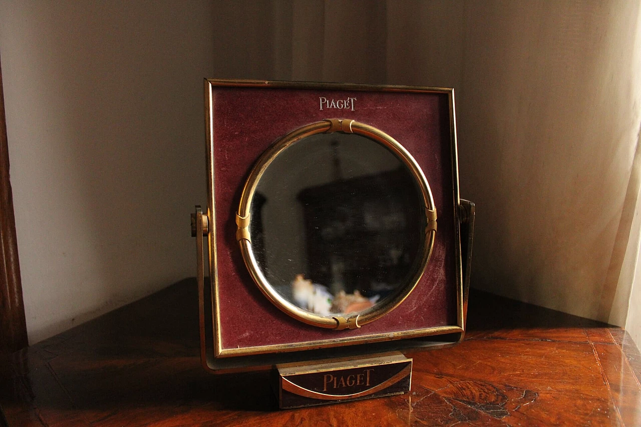 Specchio da gioielleria di Piaget, anni '70 1165453