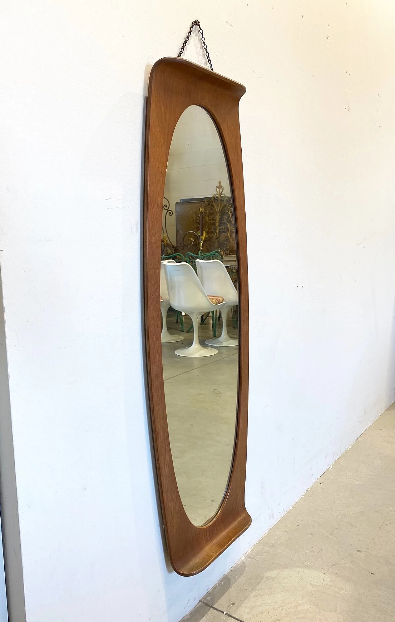 Teak mirror by Campo & Graffi, anni '60 1165547