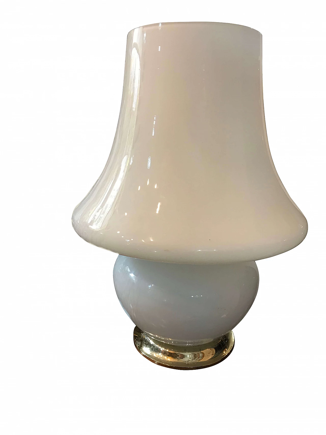 Table mushroom lamp made of Murano glass, 70s 1165616