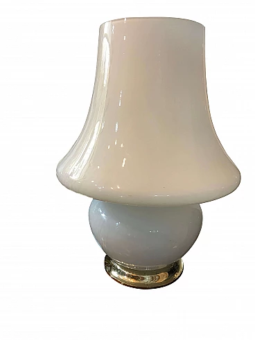 Table mushroom lamp made of Murano glass, 70s
