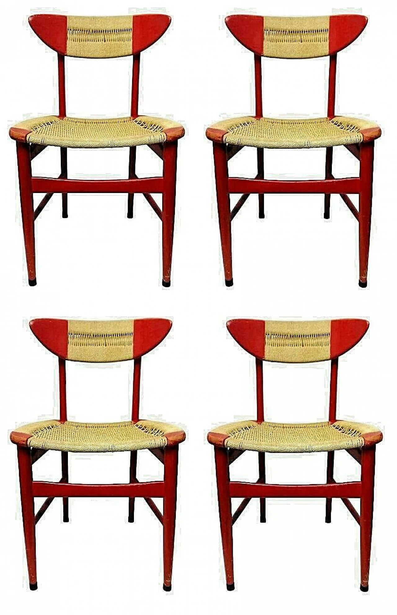 4 Chairs by Hans Wegner, 1950s 1165636
