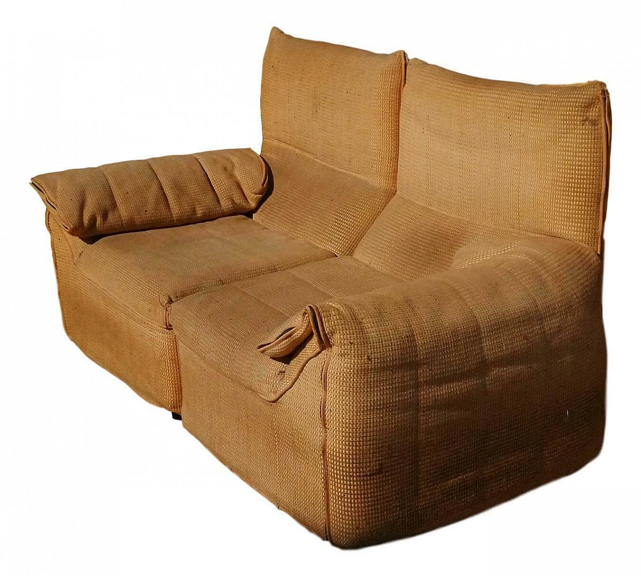 Two-seater sofa system Baia di Antonio Citterio and Paolo Nava for B & B, 70s 1165756