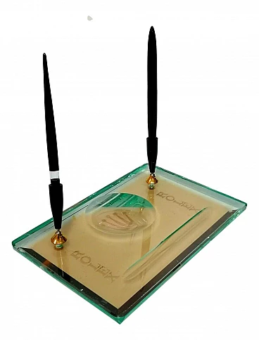 Desk penholder by Fontana Arte for Rolex store, 60s