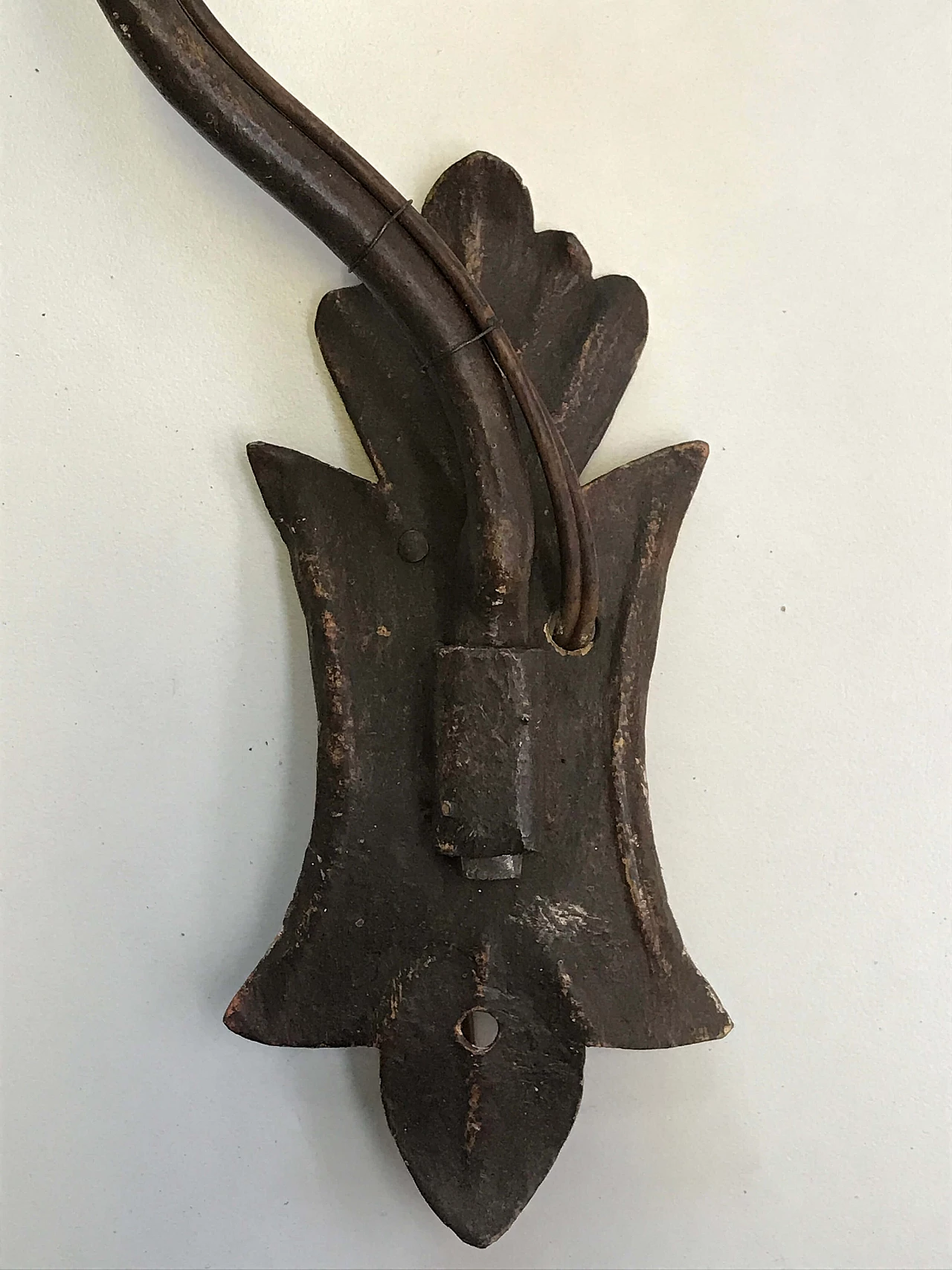 Coppia applique in stile ottocentesco con corpo a spirale, '900 1166013