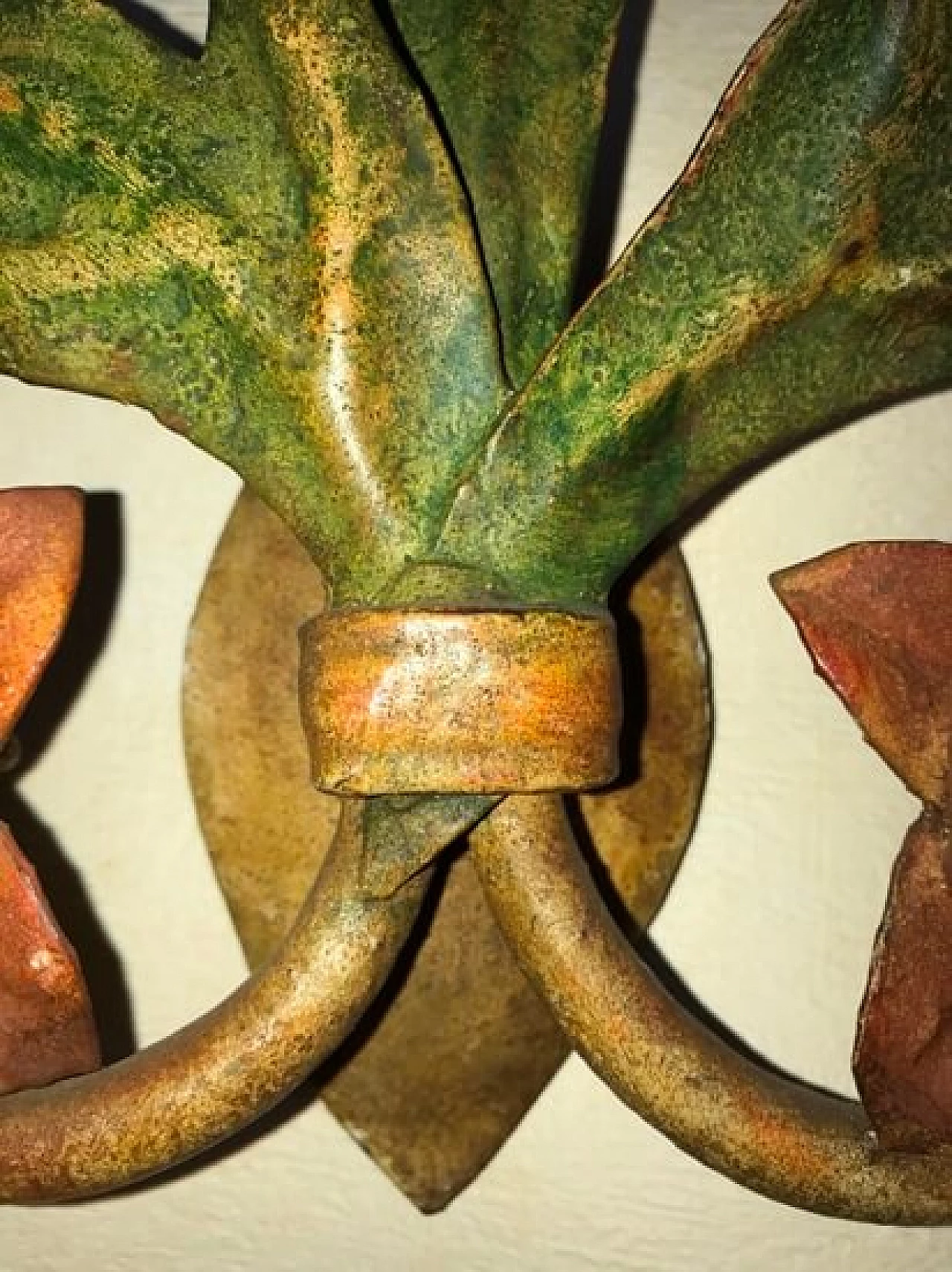 Applique policromata con 3 fiori 1166017