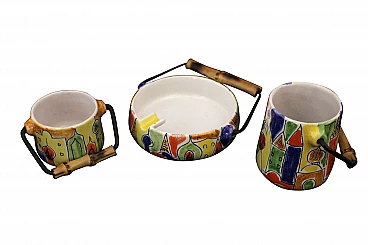 3 Containers by Rometti Umbertide, 1950s