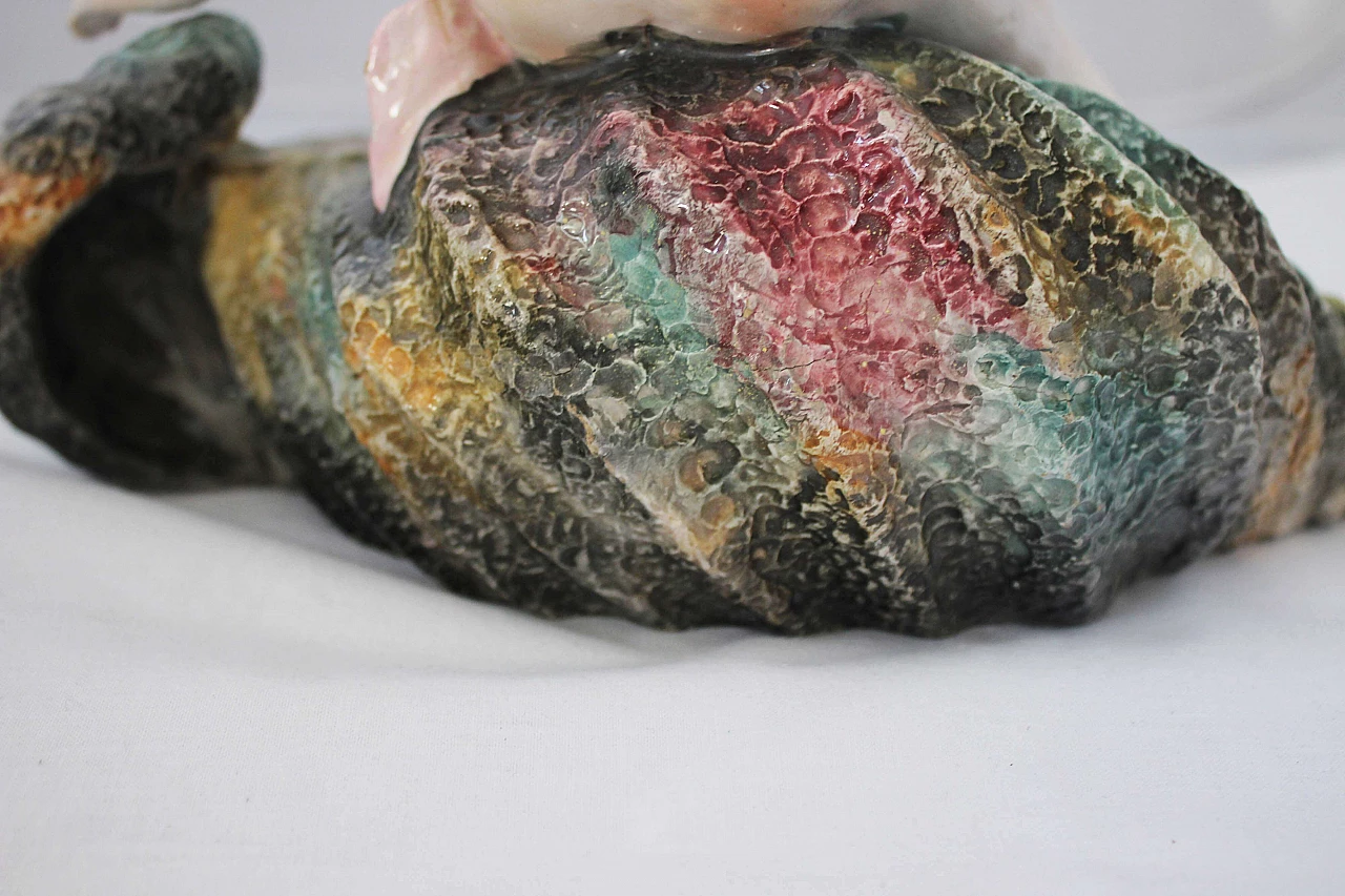 Statuetta in ceramica di Donna firmata Olimpia, anni '40 1166349