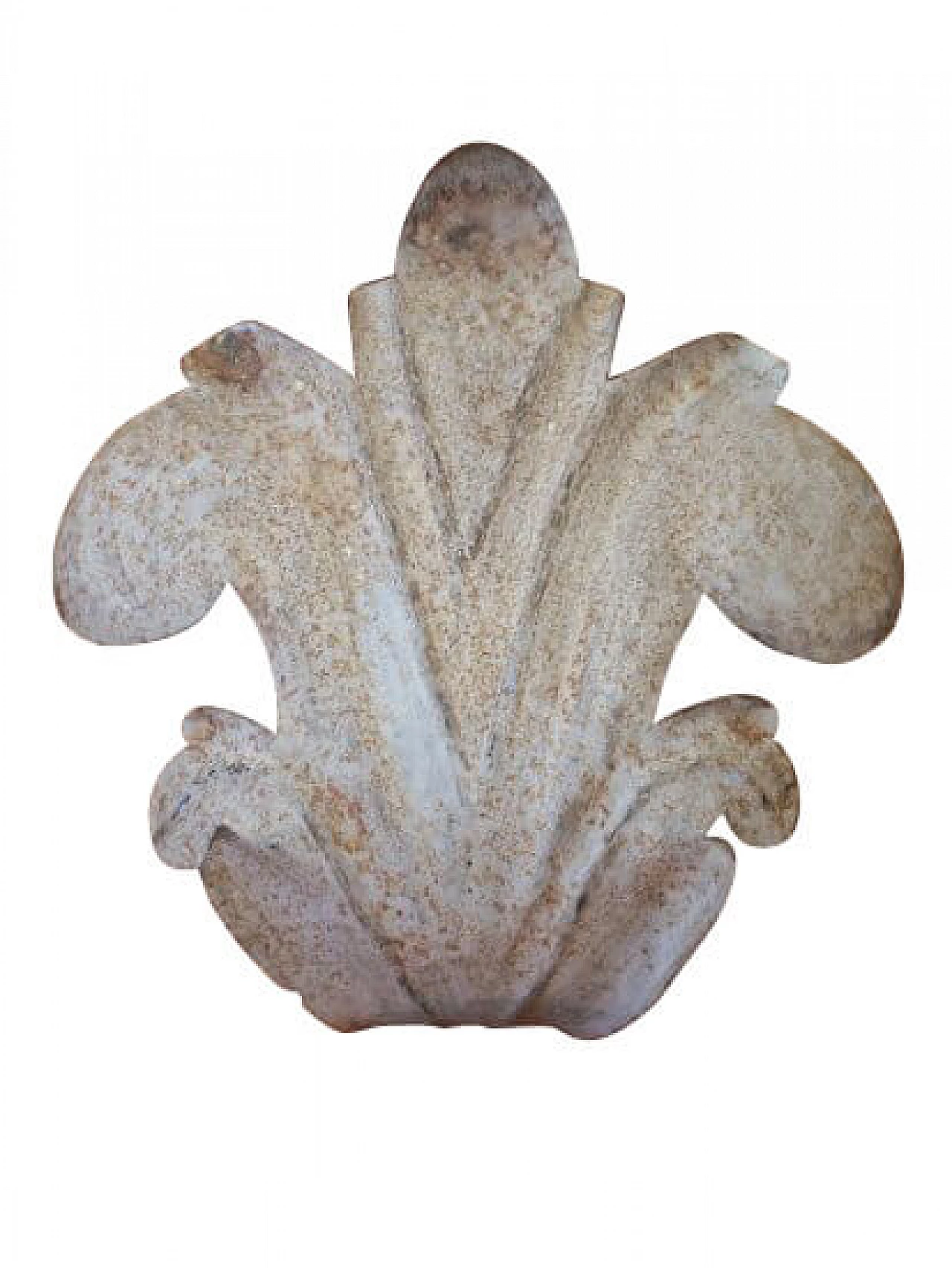 Applique in stile ottocentesco in ferro battuto a grande foglia, '900 1166488