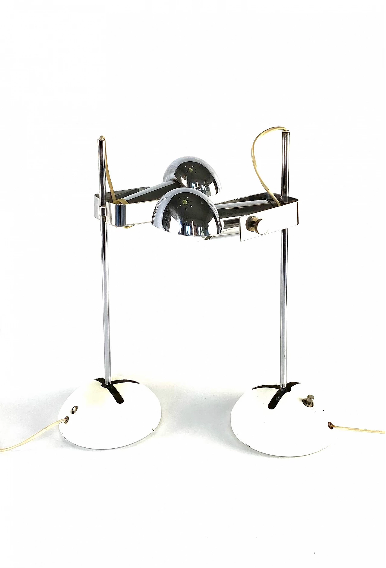 Pair of table lamp T395 by Robert Sonneman for Luci Milan, 1972 1166497