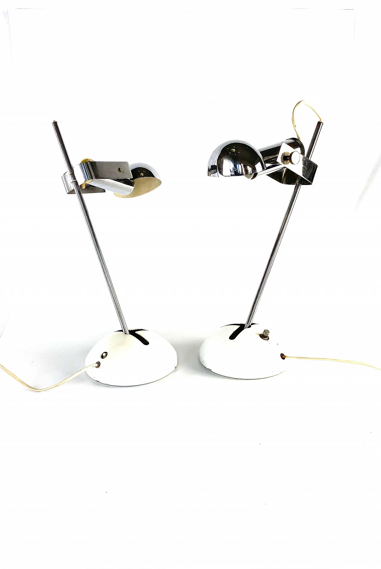 Pair of table lamp T395 by Robert Sonneman for Luci Milan, 1972 1166499