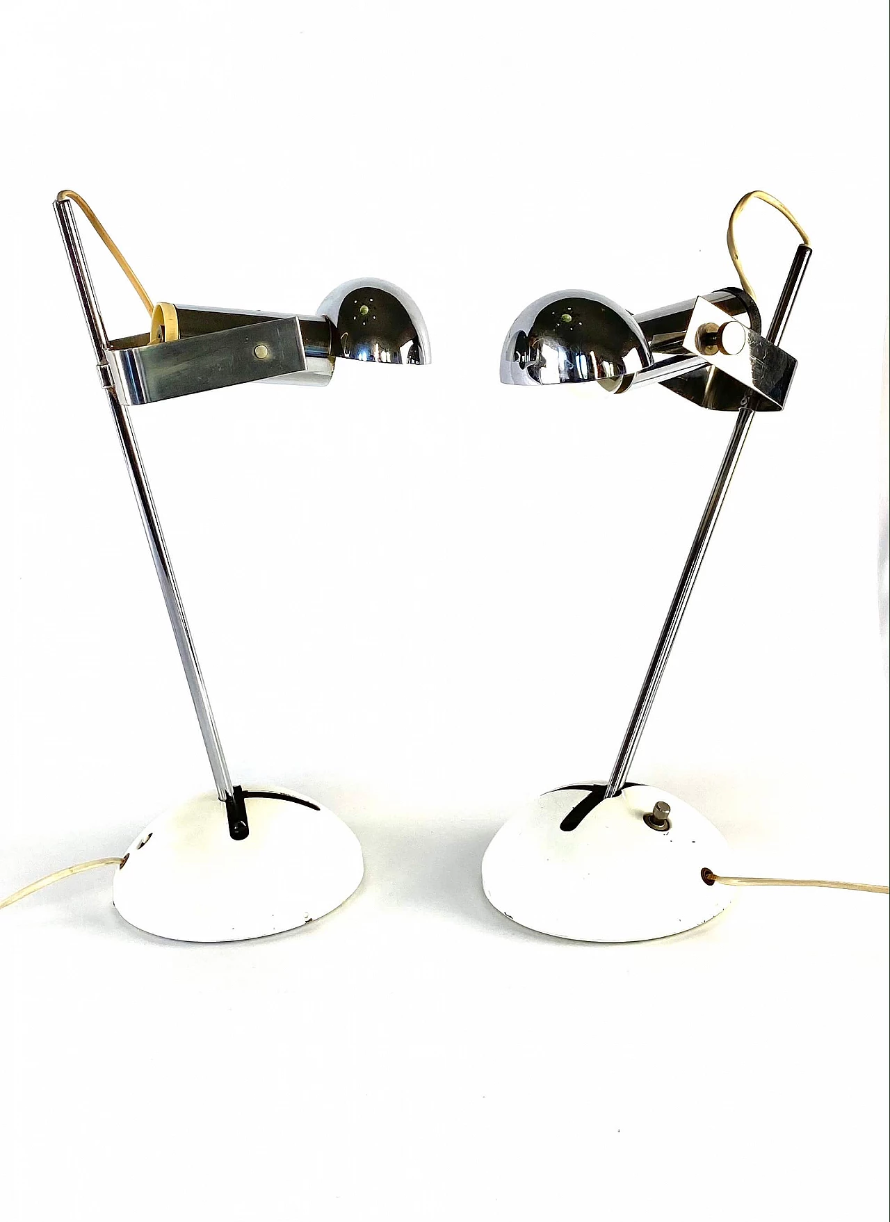Pair of table lamp T395 by Robert Sonneman for Luci Milan, 1972 1166500