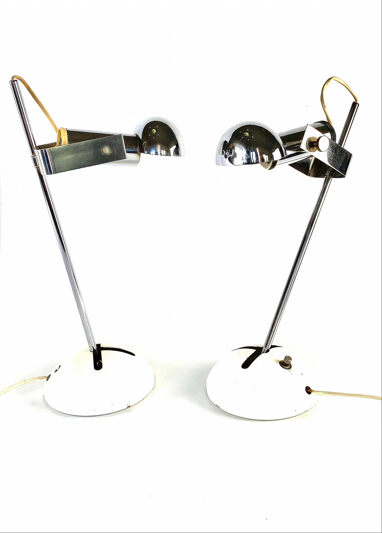 Pair of table lamp T395 by Robert Sonneman for Luci Milan, 1972 1166501