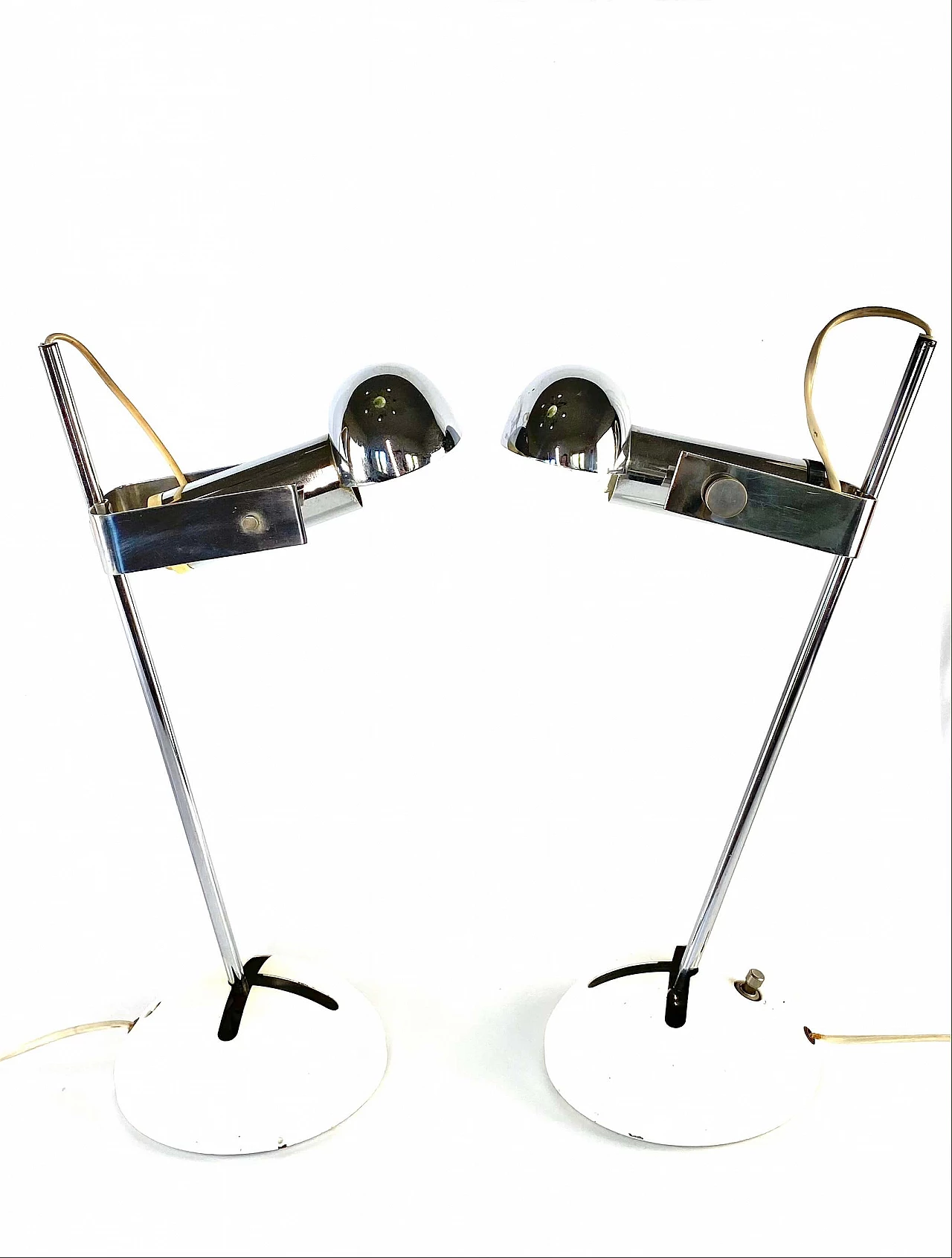 Pair of table lamp T395 by Robert Sonneman for Luci Milan, 1972 1166503