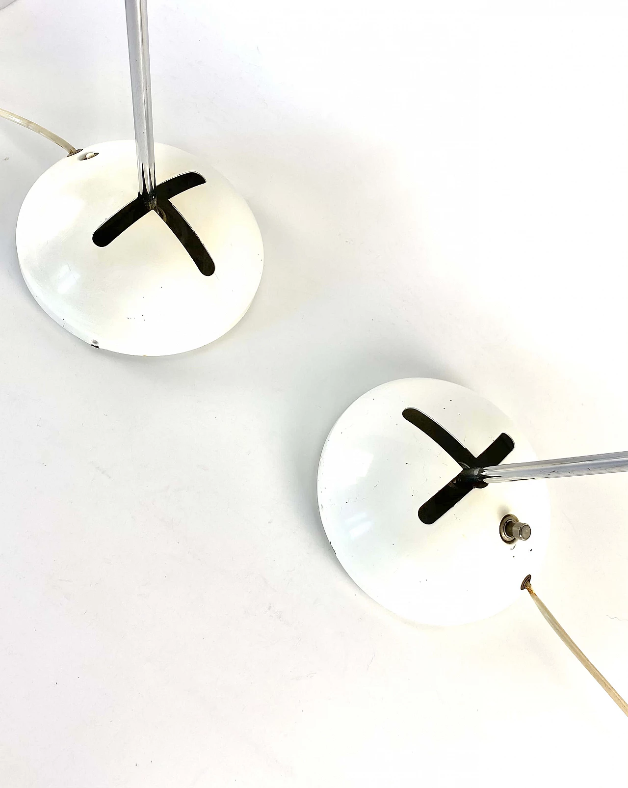 Pair of table lamp T395 by Robert Sonneman for Luci Milan, 1972 1166504