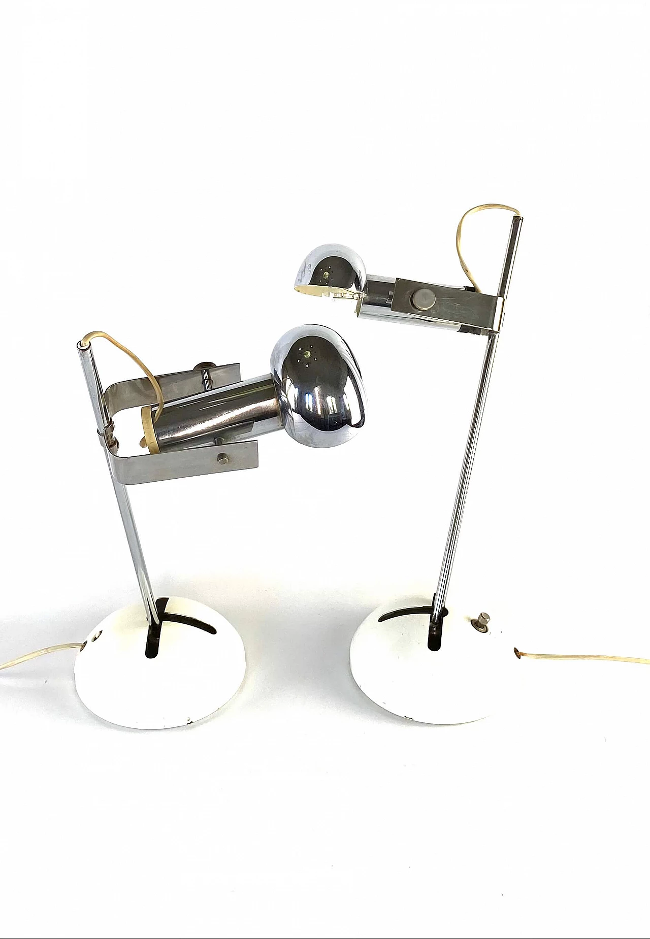 Pair of table lamp T395 by Robert Sonneman for Luci Milan, 1972 1166505