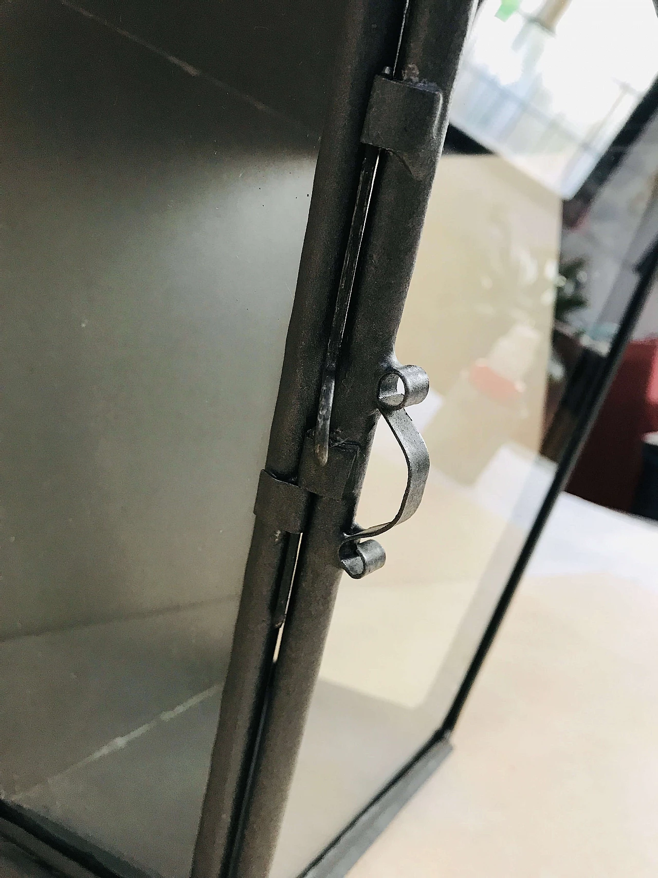 Pair of English style copper wall street lamps for outdoor use, 20th century 1166571