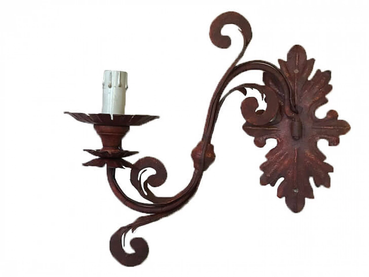 Applique bordeaux in stile settecentesco girevole, '900 1166582