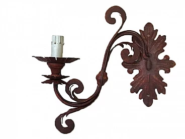 Applique bordeaux in stile settecentesco girevole, '900